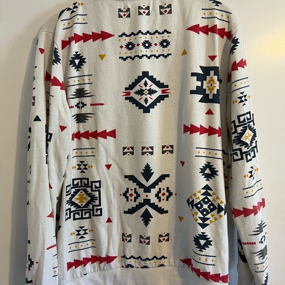 Patterned White Sweater - Picture 4 of 4